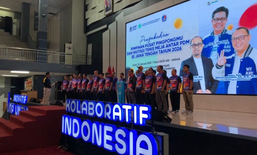 Baru Diresmikan, PingpongMu Jadi Wadah Pembinaan Tenis Meja di Persyarikatan