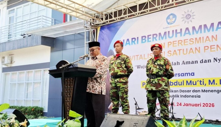 Mendikdasmen: Sekolah Tak Cukup Megah Fasilitas, Tapi Harus Bangun Budaya Aman dan Nyaman