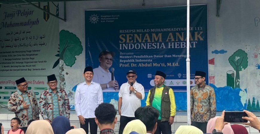 Mendikdasmen Hadiri Pagi Ceria di SD Muhammadiyah Cianjur