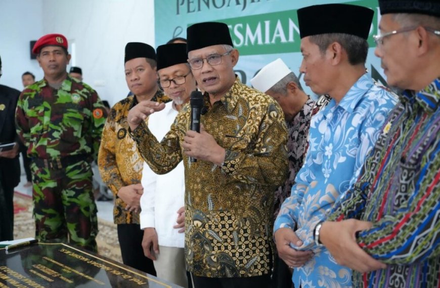Resmikan Masjid Ar Royyan, Haedar Nashir Soroti Peran Masjid sebagai Pusat Pembangunan Umat