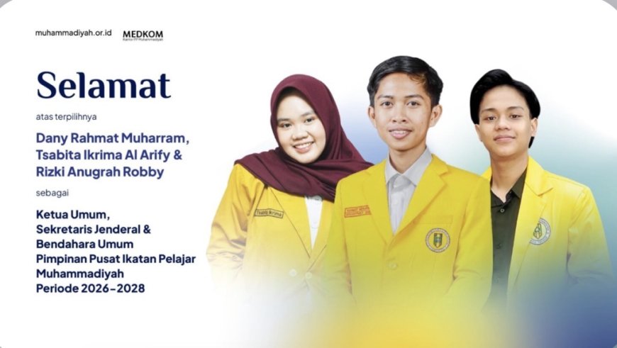 Muktamar XXIV IPM Tetapkan Dany Rahmat Muharram sebagai Ketua Umum PP IPM 2026-2028