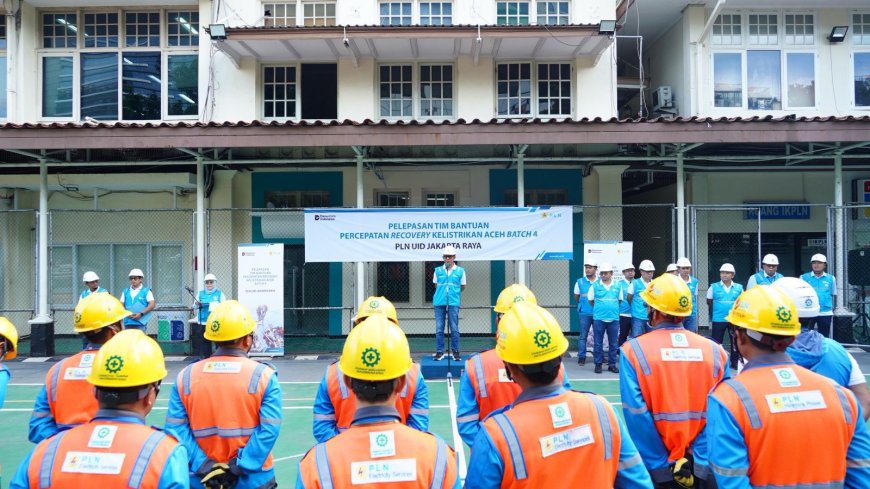 PLN UID Jakarta Raya Tuntaskan Recovery Kelistrikan Aceh, 90 Personel Kembali Selamat