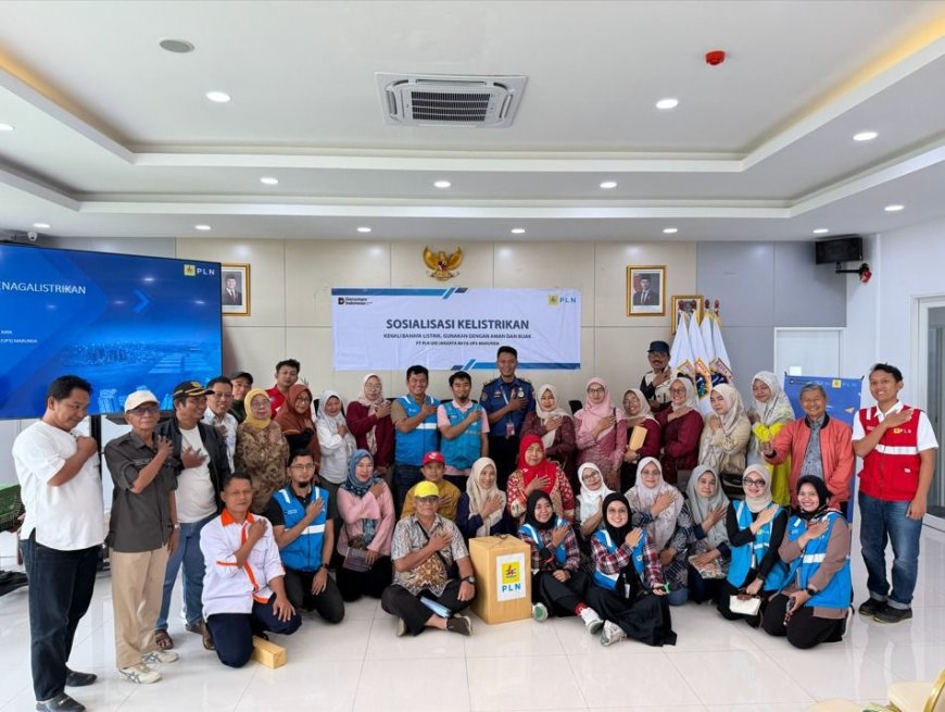 Antisipasi Banjir, PLN dan Damkar Sosialisasikan Keselamatan Kelistrikan di Jakarta Utara