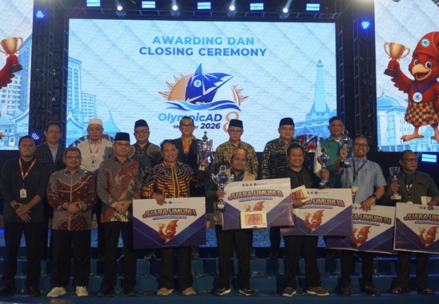 OlympicAD VIII Makassar Resmi Ditutup, DIY Keluar sebagai Juara Umum