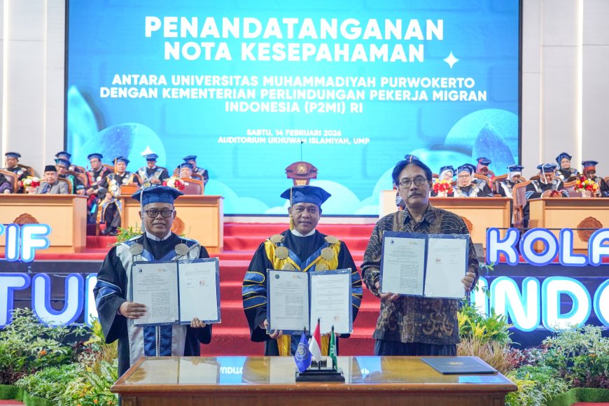 UMP Teken MoU dengan Kementerian P2MI, Perkuat Literasi Migrasi Aman dan Pelatihan Calon Pekerja Migran