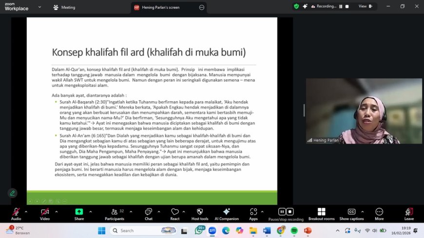 Pengajian Tarhib Ramadan, GreenFaith dan KEHATI Dorong Diversifikasi Pangan Lokal untuk Sahur dan Berbuka