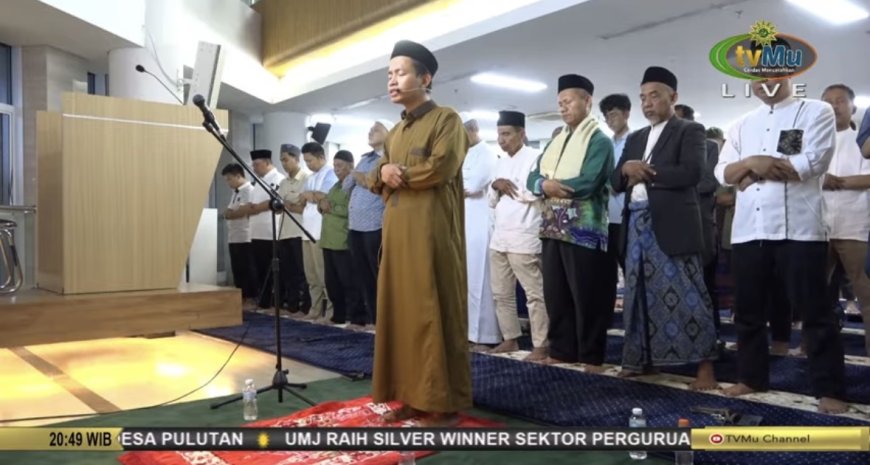 Tarawih Perdana Ramadan 1447 H di Masjid At-Tanwir Menteng Dipadati Jamaah