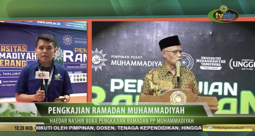 Haedar Nashir Buka Pengkajian Ramadan 1447 H di UMT, Tegaskan Kodifikasi Teologi Muhammadiyah