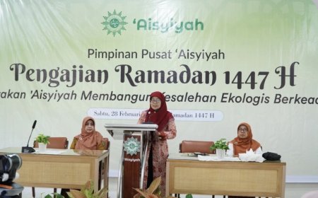 Pengajian Ramadan 1447 H, ‘Aisyiyah Tekankan Peran Perempuan dalam Kesalehan Ekologis
