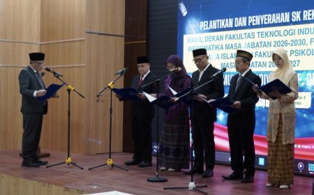 Uhamka Lantik Sejumlah Wakil Dekan Baru untuk Perkuat Tata Kelola Fakultas