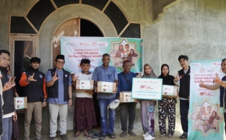 Lazismu dan Shopee Barokah Salurkan 120 Paket Kado Ramadan untuk Warga Terdampak Banjir Rob di Aceh Utara
