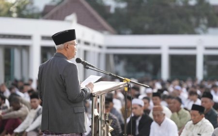 Khutbah Idulfitri di UMY, Haedar Tekankan Nilai Ihsan dan Persatuan Bangsa