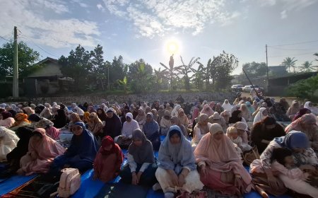 Idulfitri di Bojongsari, Khatib Ingatkan Pentingnya Menjaga Ketakwaan