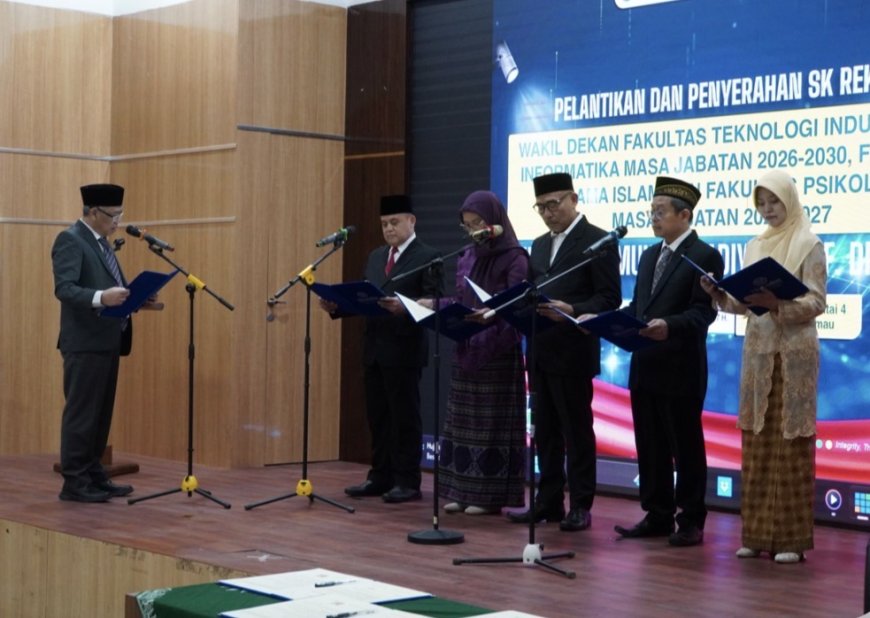 Uhamka Lantik Sejumlah Wakil Dekan Baru untuk Perkuat Tata Kelola Fakultas