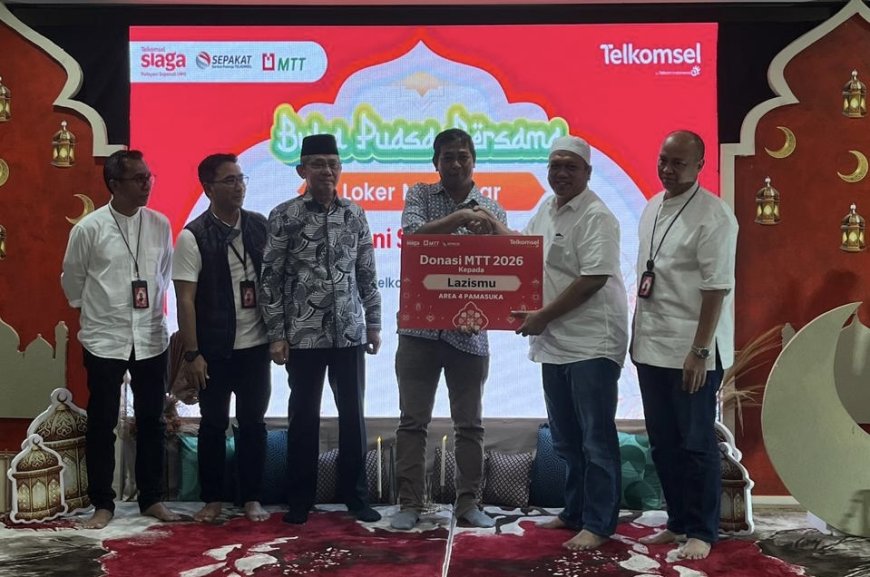 Lazismu Makassar Salurkan Bantuan Dhuafa dari Majelis Taqwa Telkomsel