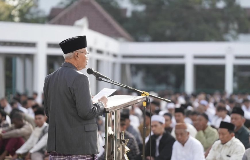 Khutbah Idulfitri di UMY, Haedar Tekankan Nilai Ihsan dan Persatuan Bangsa