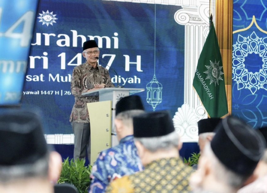 Silaturahmi Idulfitri Muhammadiyah, Haedar Nashir Soroti Kedewasaan Sikapi Perbedaan