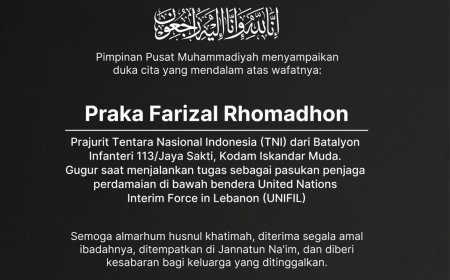 Haedar Nashir Sampaikan Duka Gugurnya Tiga Prajurit TNI di Lebanon, Satu Kader Muhammadiyah