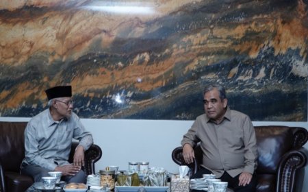 Haedar Nashir Terima Silaturahmi Syawalan Ketua MPR Ahmad Muzani