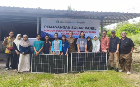 Energi Surya Jadi Solusi Listrik Pesantren di Tengah Hutan Jati