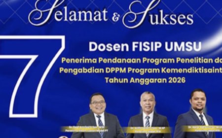 Tujuh Dosen FISIP UMSU Raih Hibah Riset Kemendiktisaintek