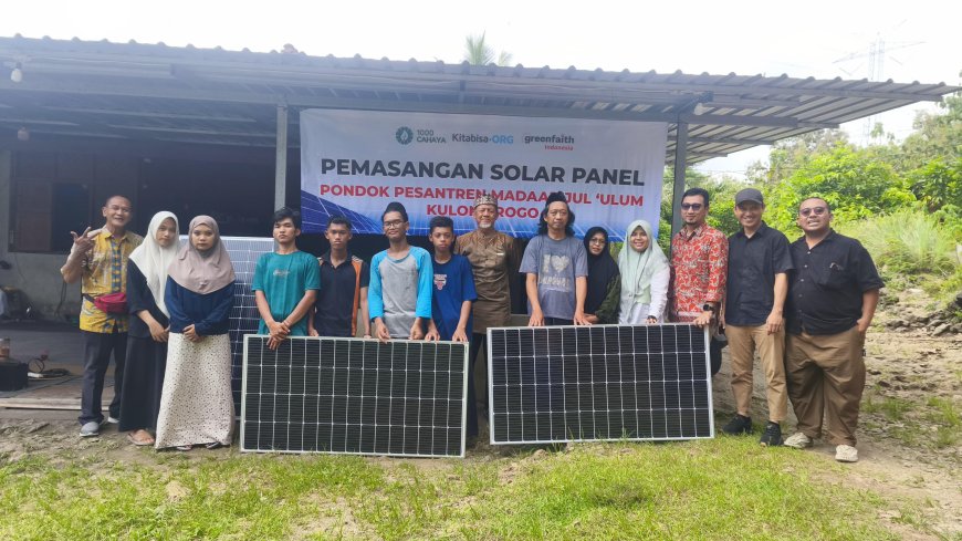 Energi Surya Jadi Solusi Listrik Pesantren di Tengah Hutan Jati
