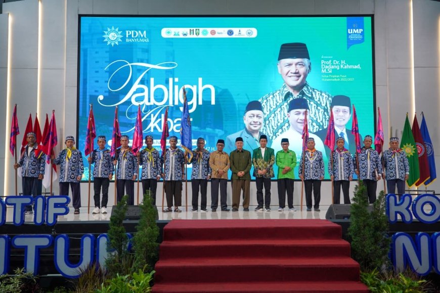 Tabligh Akbar Muhammadiyah Banyumas, Ribuan Jemaah Hadiri Pelepasan Calon Haji 1447 H di UMP