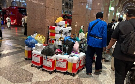 Jemaah Haji Diimbau Batasi Barang Bawaan, Daker Madinah: Hanya Tiga Jenis yang Diperbolehkan