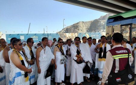303 Kloter Jemaah Haji Indonesia Tiba di Arab Saudi, Layanan Akomodasi dan Konsumsi Terus Diperkuat