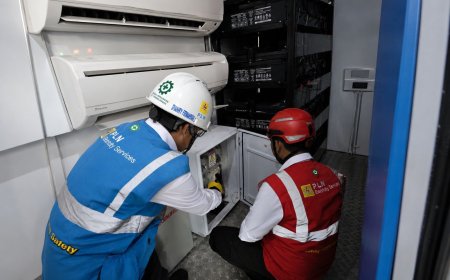 PLN UID Jakarta Raya Jaga Keandalan Listrik saat Penyerahan Pesawat Rafale di Bandara Halim