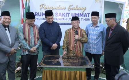Abdul Mu’ti Resmikan RS UMMAT PKU Muhammadiyah Lombok Timur