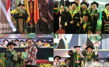 UMJ Lepas 1.176 Wisudawan, Rektor Soroti Pentingnya Integritas