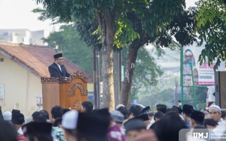UMJ Gelar Salat Iduladha 1447 H, Prof Jamhari Makruf Tekankan Makna Pengorbanan dan Kepedulian Sosial