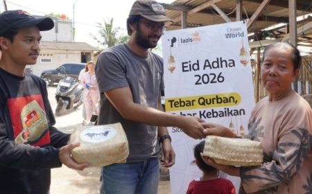 Lazismu dan TP Indonesia Tebar Kebahagiaan Kurban di Kampung Nelayan Marunda
