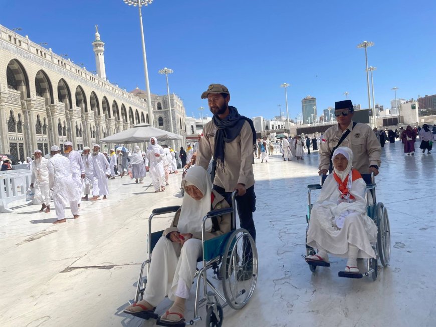 Jemaah Haji Mulai Padati Masjidil Haram, Akses Masuk Makkah Diperketat
