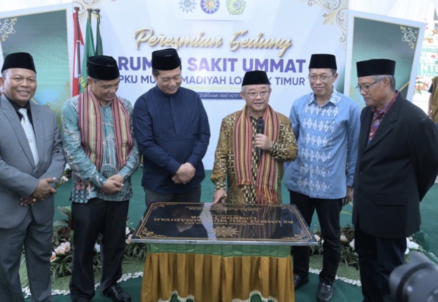 Abdul Mu’ti Resmikan RS UMMAT PKU Muhammadiyah Lombok Timur