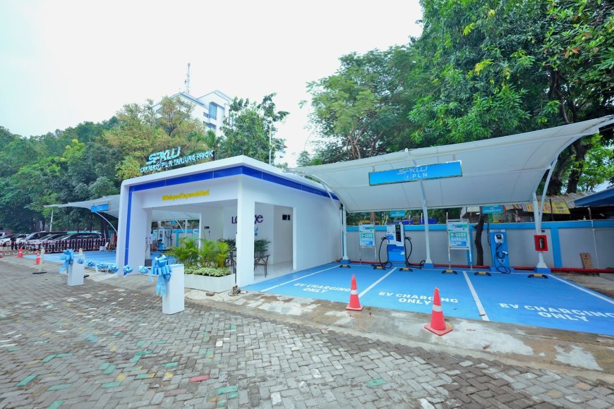 PLN Resmikan SPKLU Center Tanjung Priok, Perluas Infrastruktur Kendaraan Listrik di Ibu Kota