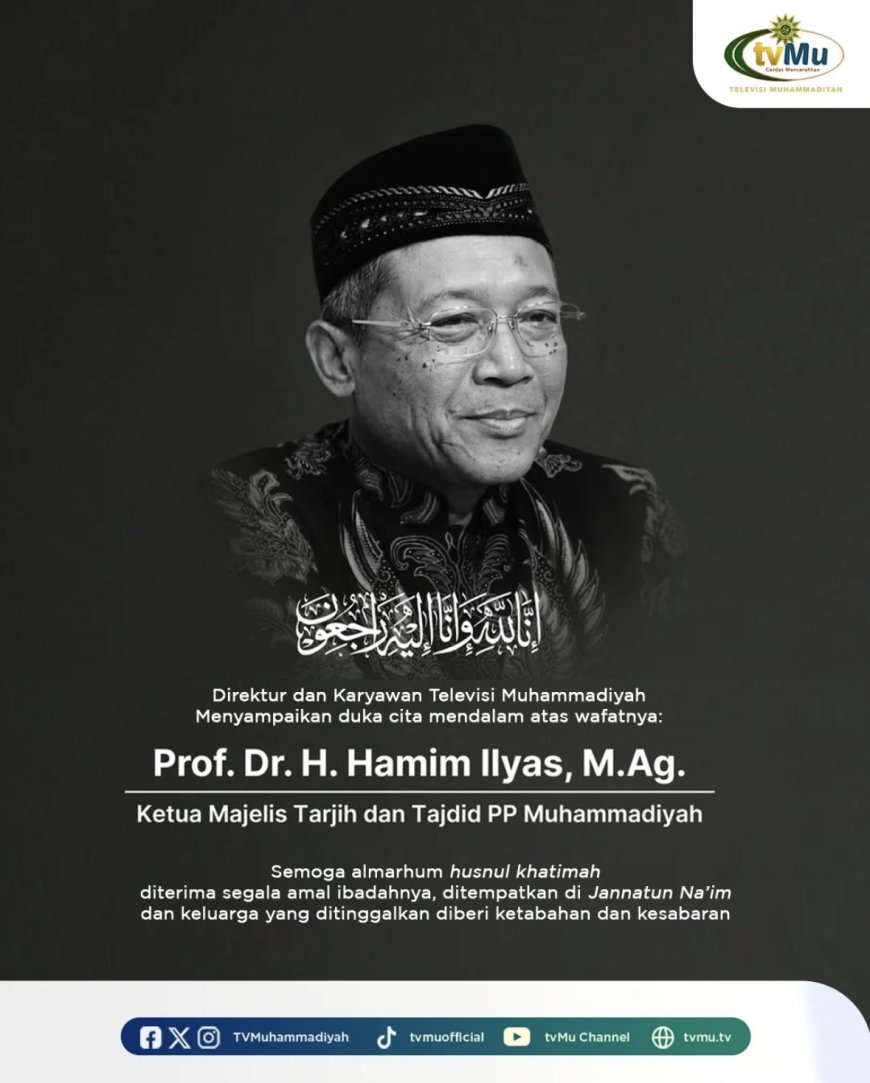 Hamim Ilyas Tutup Usia, Muhammadiyah Kehilangan Cendekiawan Penggagas Tauhid Rahamutiyah