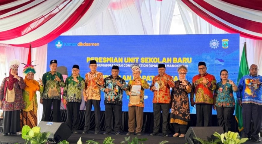 Abdul Mu’ti Resmikan SMA Muhammadiyah Conservation Manokwari, Sekolah Konservasi Pertama di Indonesia