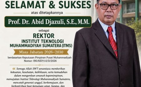 Prof Abid Djazuli Resmi Ditetapkan sebagai Rektor ITMS Periode 2026–2030