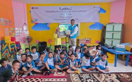 PLN Edukasi Keselamatan Listrik dan Peduli Lingkungan kepada Siswa TK di Ciputat
