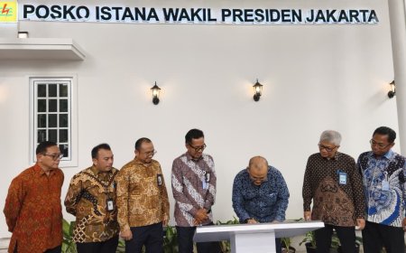 PLN Perkuat Keandalan Listrik Kawasan Kenegaraan melalui Posko Siaga Istana Wakil Presiden