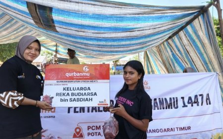 Kurban Lazismu Jangkau Pelosok NTT, Warga Lintas Agama di Manggarai Timur Turut Rasakan Manfaat