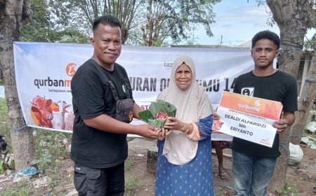 Kurban Lazismu Hadir untuk Penyintas Gempa Flores Timur, Warga Lintas Agama Rasakan Manfaatnya