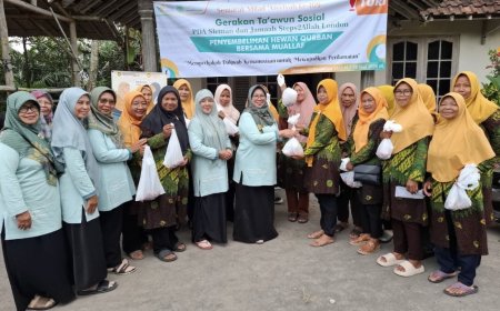 Mualaf Lereng Merapi Terima Kurban dari Lazismu, Perkuat Semangat Kebersamaan di Hari Raya