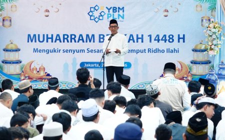 Muharram 1448 H, YBM PLN UID Jakarta Raya Salurkan Santunan untuk 800 Anak Yatim dan Beasiswa bagi 400 Pelajar