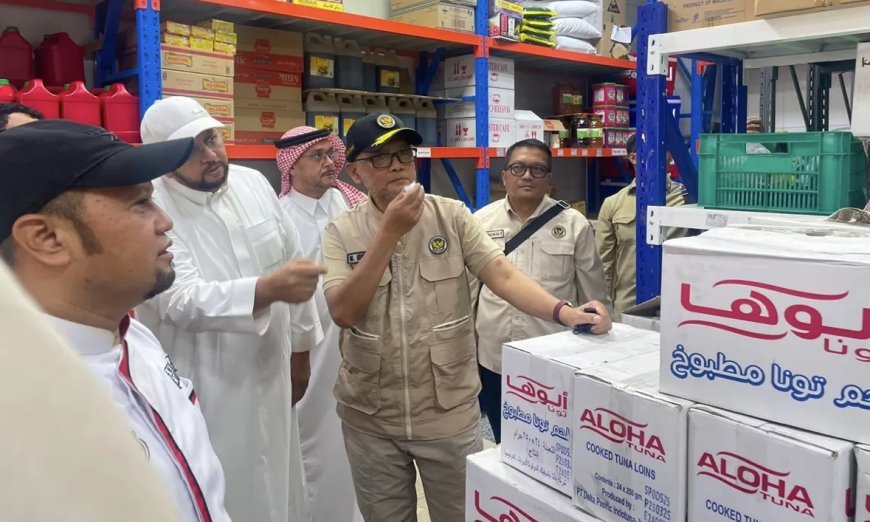Menhaj Cek Kualitas Katering Haji, Dorong Produk Pangan Indonesia Masuk Pasar Arab Saudi