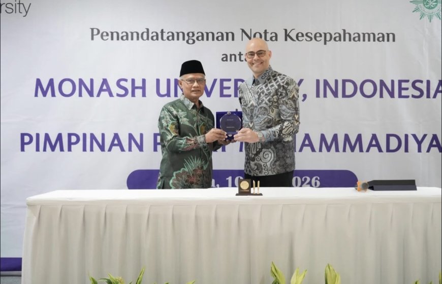 PP Muhammadiyah dan Monash University Jalin Kerja Sama, Perkuat Kolaborasi Pendidikan Global