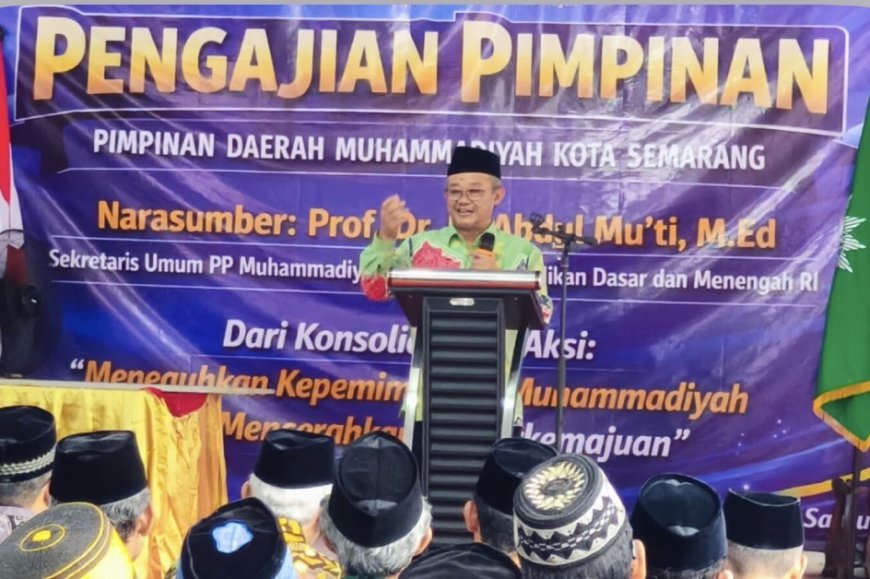 Abdul Mu’ti Resmikan Dua Amal Usaha Pendidikan di Semarang