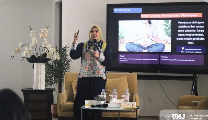 UMJ Perkuat Talenta Media Digital, Mahasiswa Dibekali Keterampilan News Anchor hingga Content Creator
